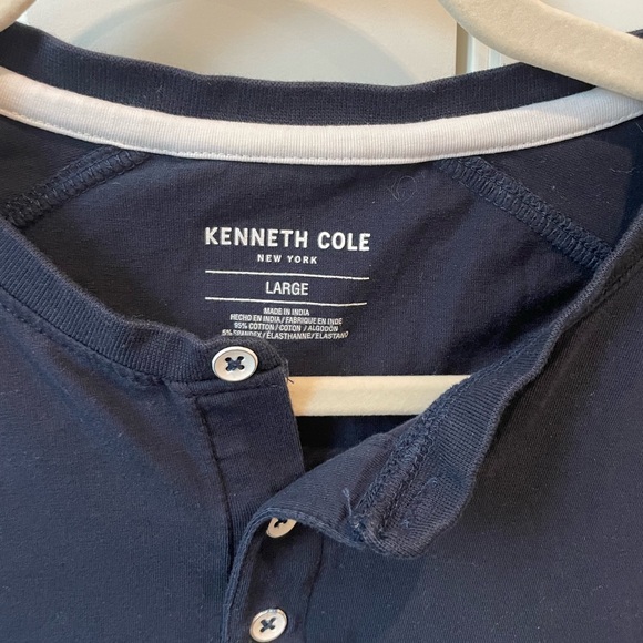 Kenneth Cole Henley Shirt - Picture 2 of 3
